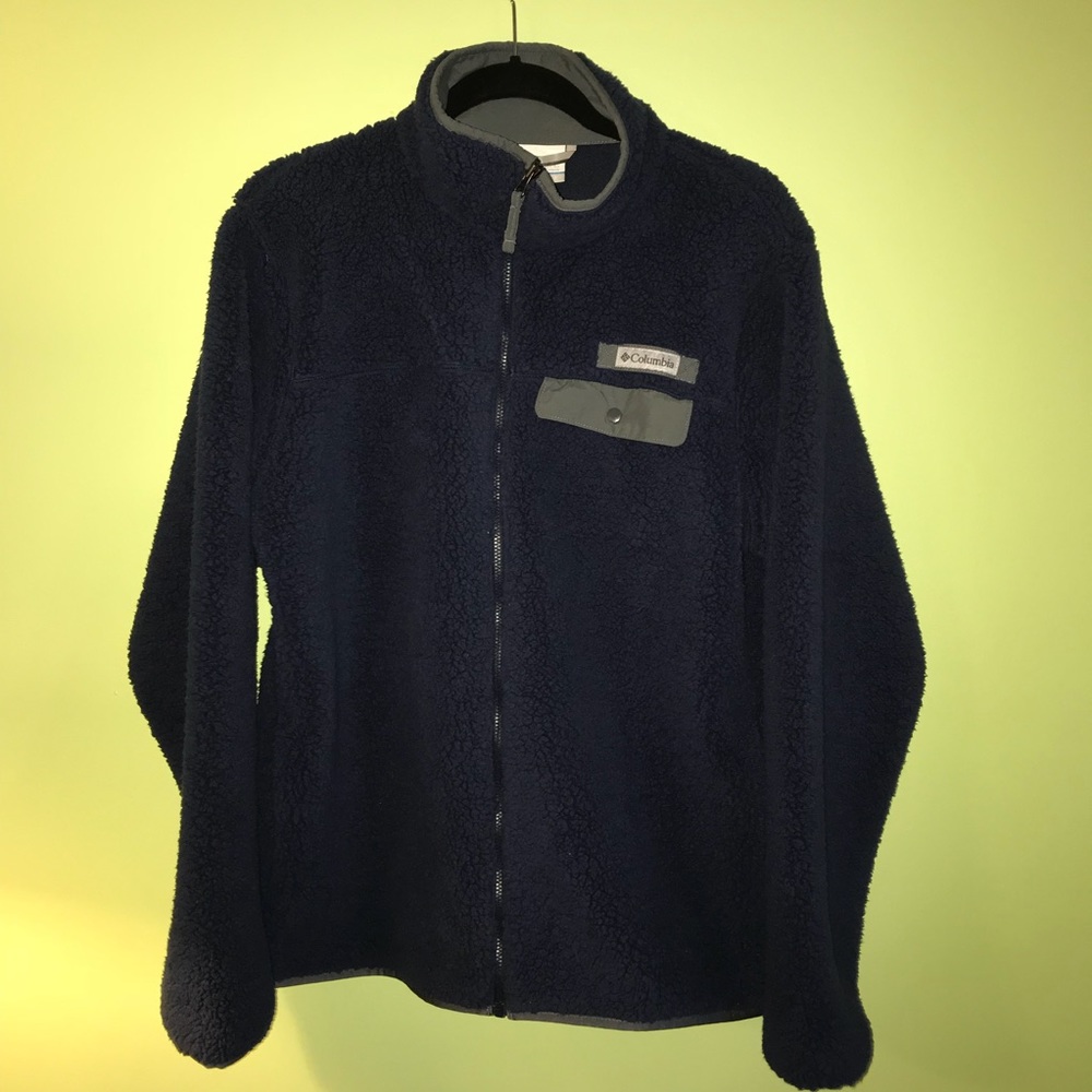 Columbia Men’s Fleece Jacket, Size Small - Picture 1 of 4